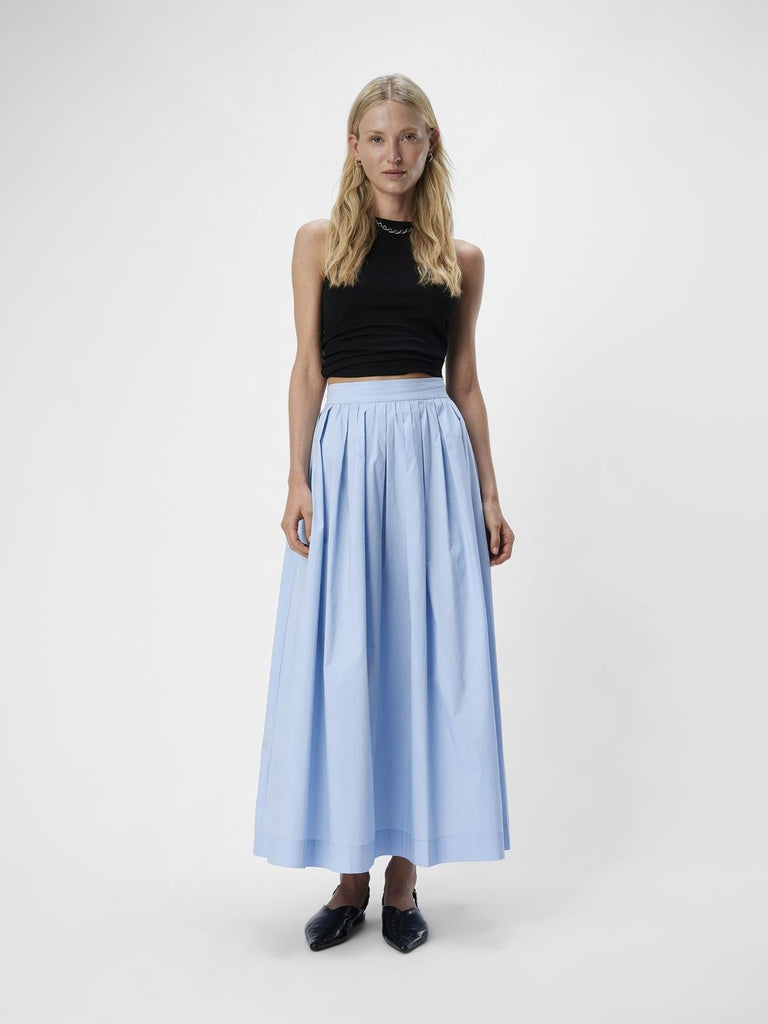 OBJPAIGE Skirt - Brunnera Blue - VERO MODA & VILA Bergvik