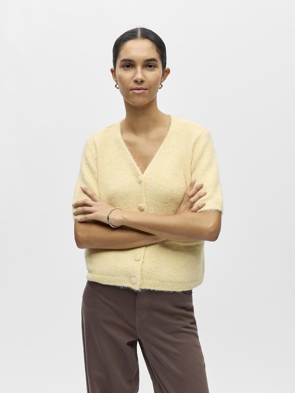 OBJSAGGIA Knit Cardigan - Sunlight - VERO MODA & VILA Bergvik