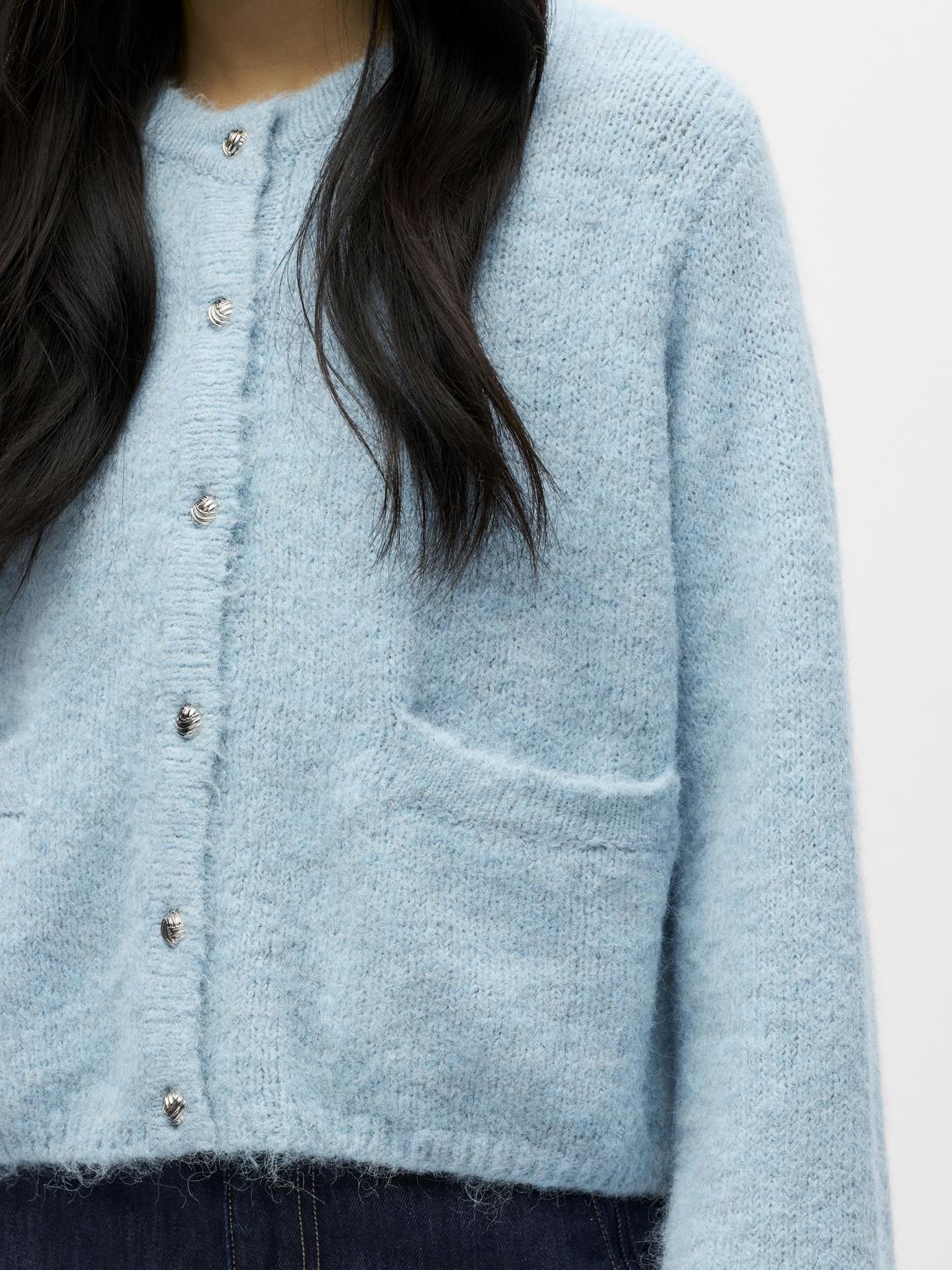 OBJSAGGIA Pullover - Winter Sky - VERO MODA & VILA Bergvik