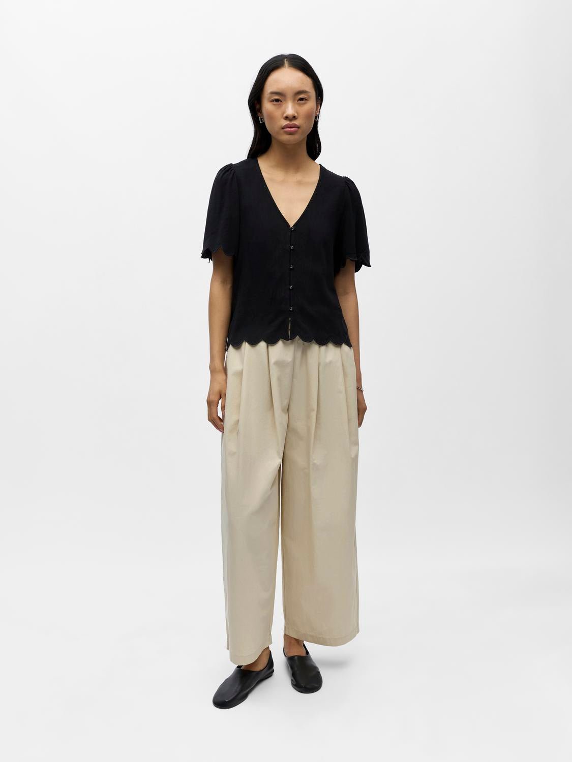 OBJSANNE Top - Black - VERO MODA & VILA Bergvik