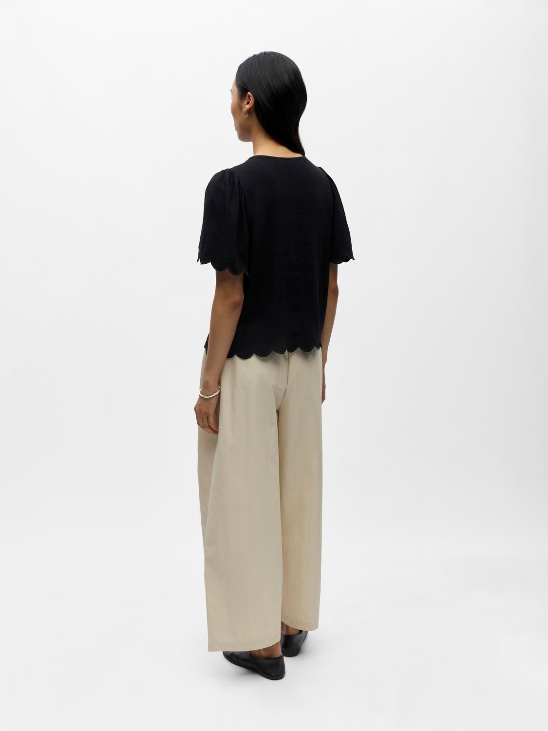 OBJSANNE Top - Black - VERO MODA & VILA Bergvik