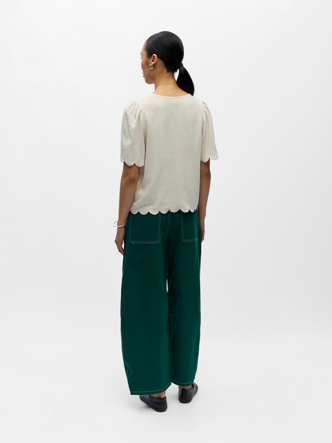 OBJSANNE Top - Sandshell - VERO MODA & VILA Bergvik