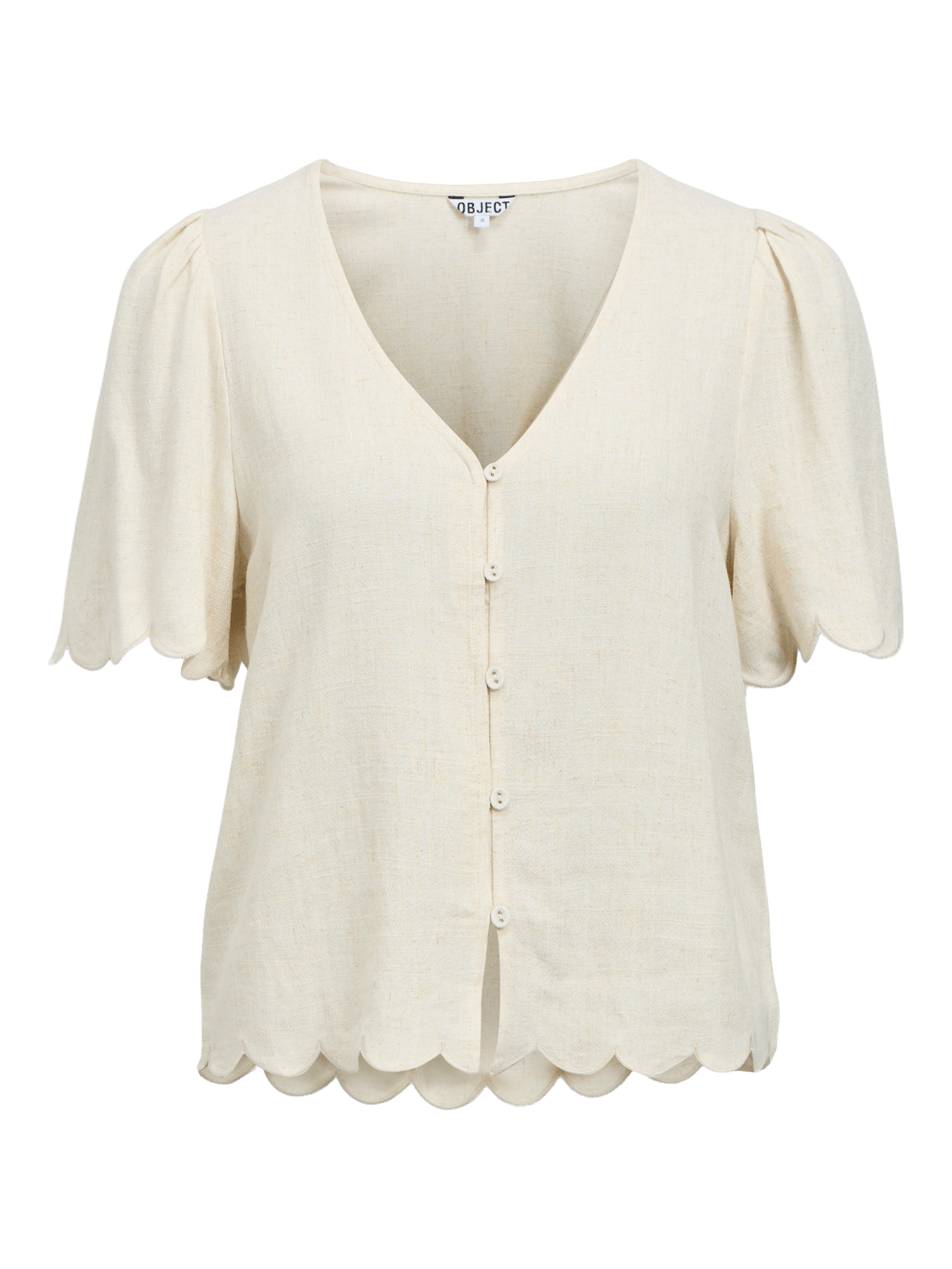 OBJSANNE Top - Sandshell - VERO MODA & VILA Bergvik