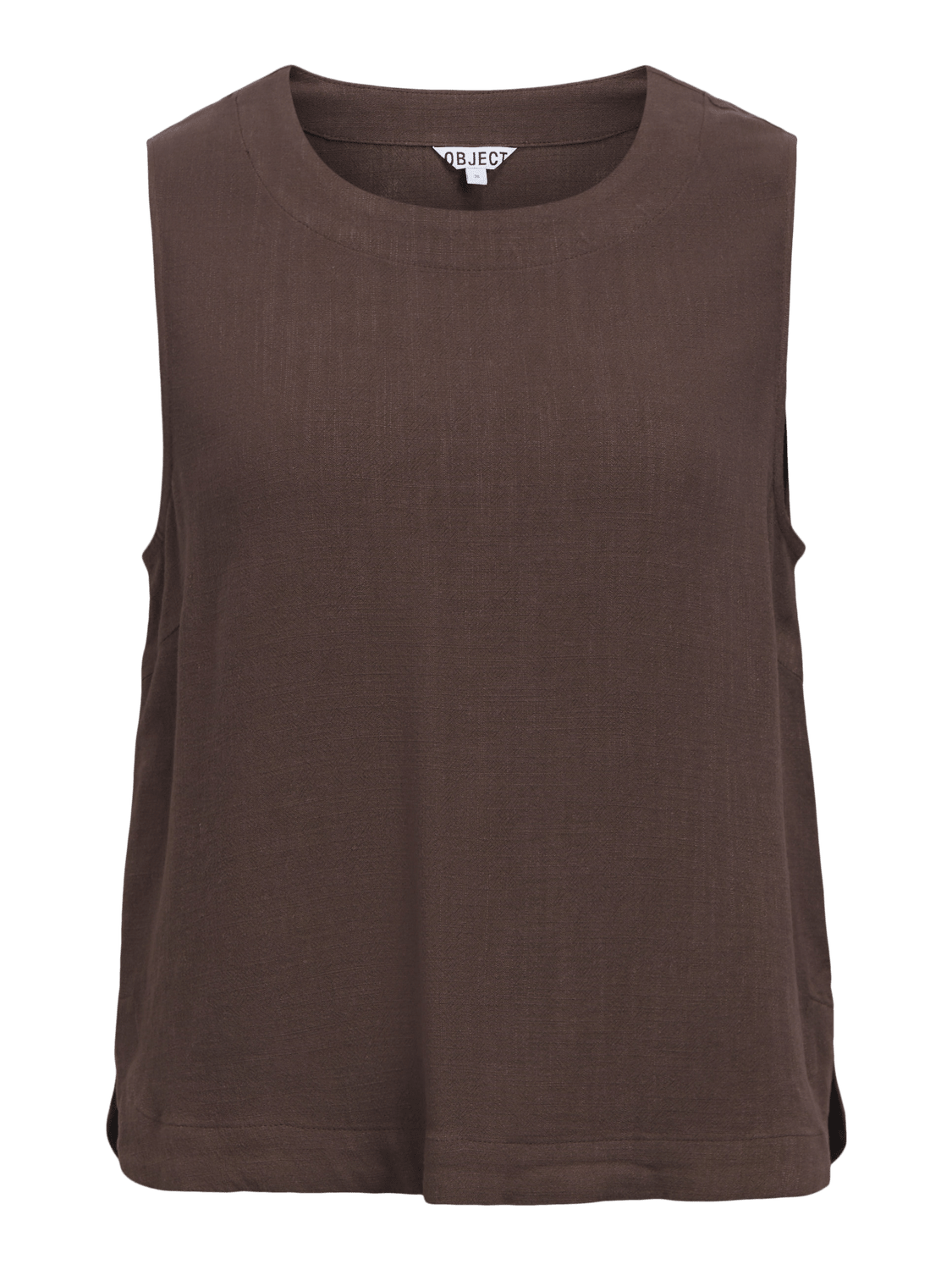 OBJSANNE Top - Seal Brown - VERO MODA & VILA Bergvik