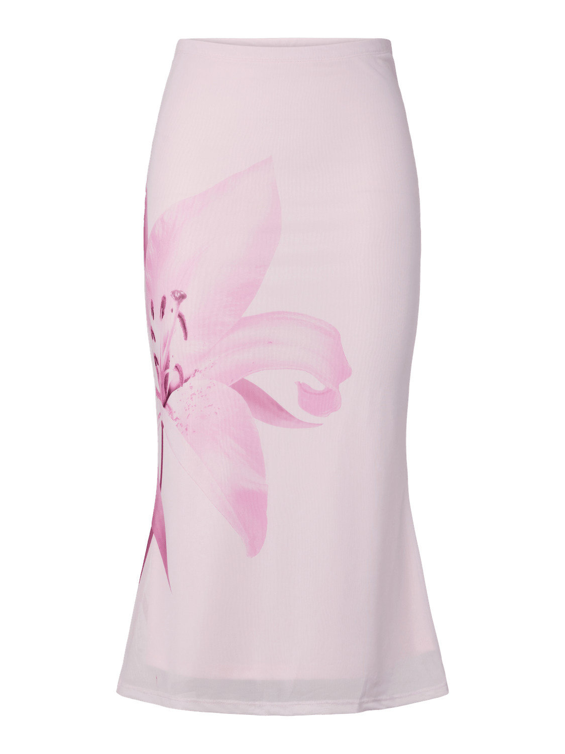 PCALBI Long Skirt - Roseate Spoonbill - VERO MODA & VILA Bergvik