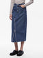 PCALFI Skirt - Medium Blue Denim - VERO MODA & VILA Bergvik