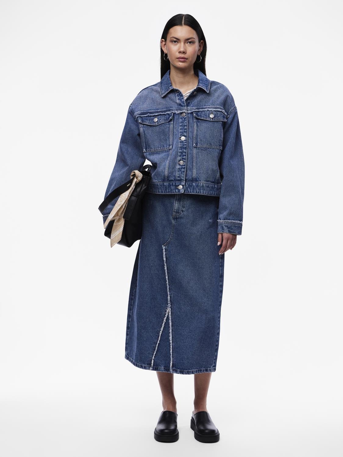 PCALFI Skirt - Medium Blue Denim - VERO MODA & VILA Bergvik