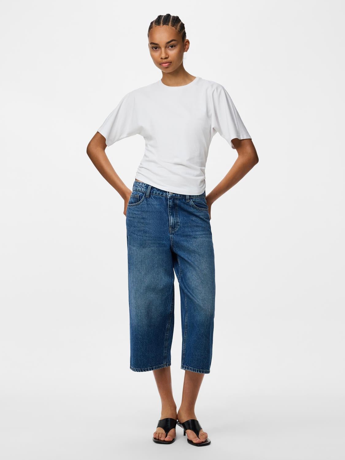 PCALLI Top - Bright White - VERO MODA & VILA Bergvik