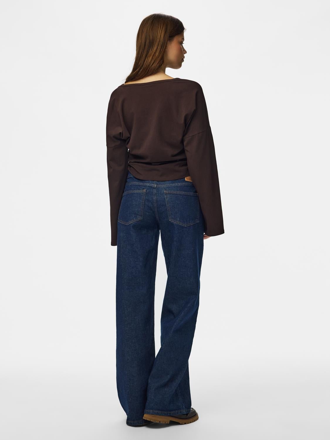 PCALLI Top - Chocolate Plum - VERO MODA & VILA Bergvik