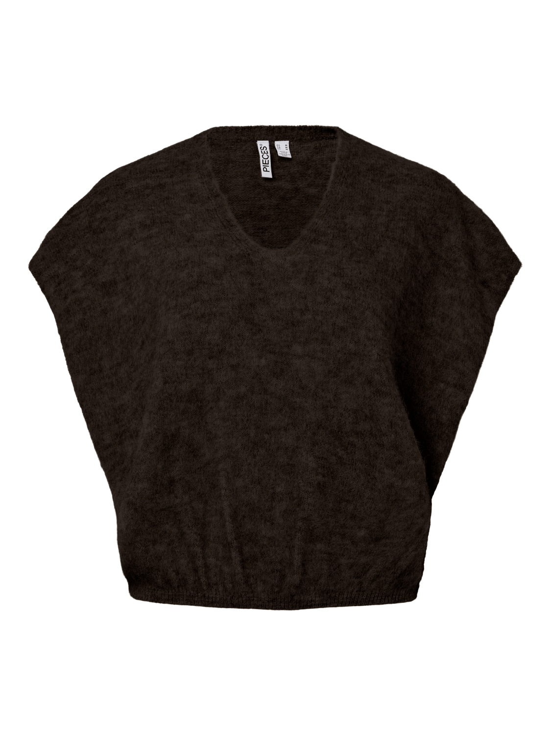 PCALLIE Knitted Waistcoat - Hot Fudge - VERO MODA & VILA Bergvik
