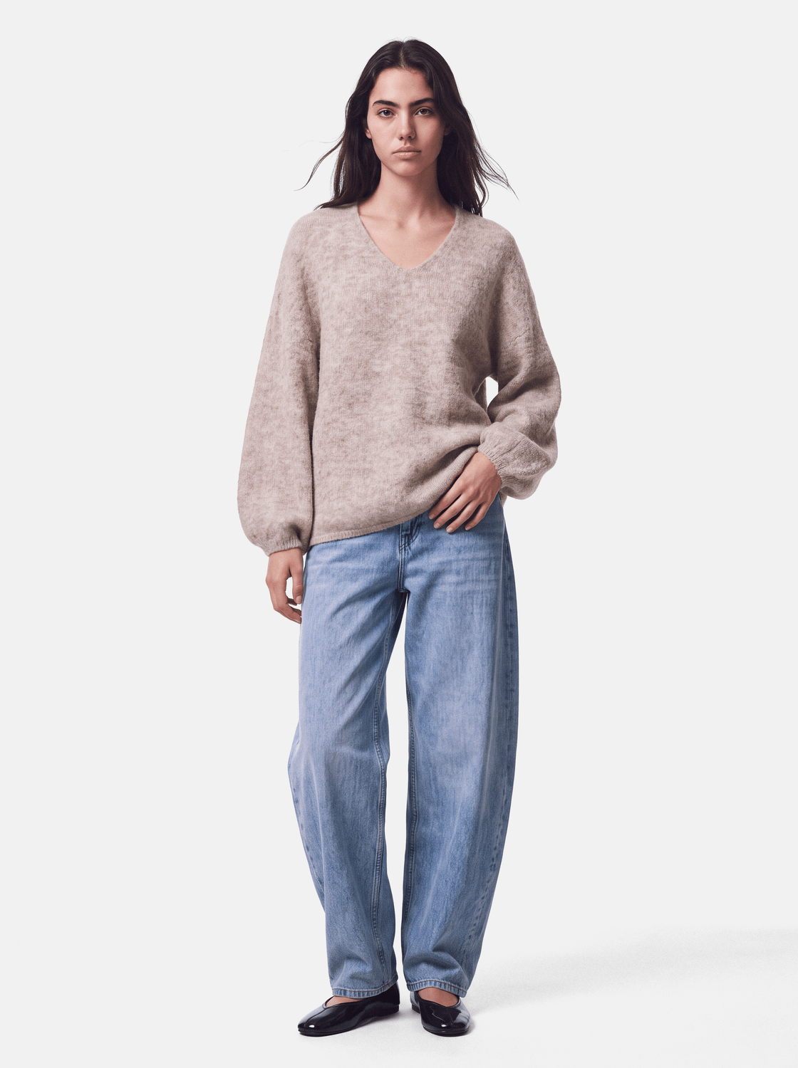 PCALLIE Pullover - Greige - VERO MODA & VILA Bergvik