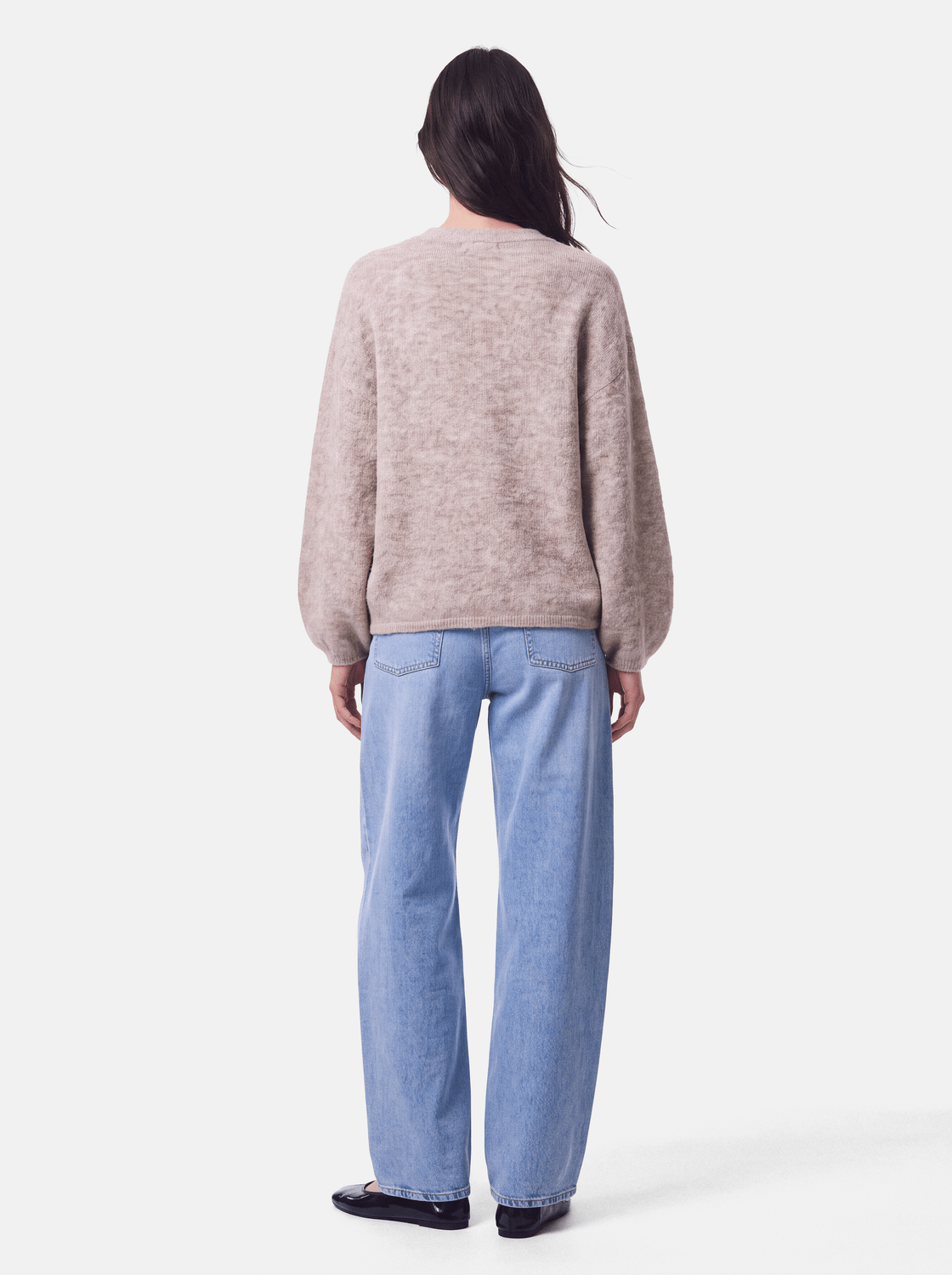 PCALLIE Pullover - Greige - VERO MODA & VILA Bergvik