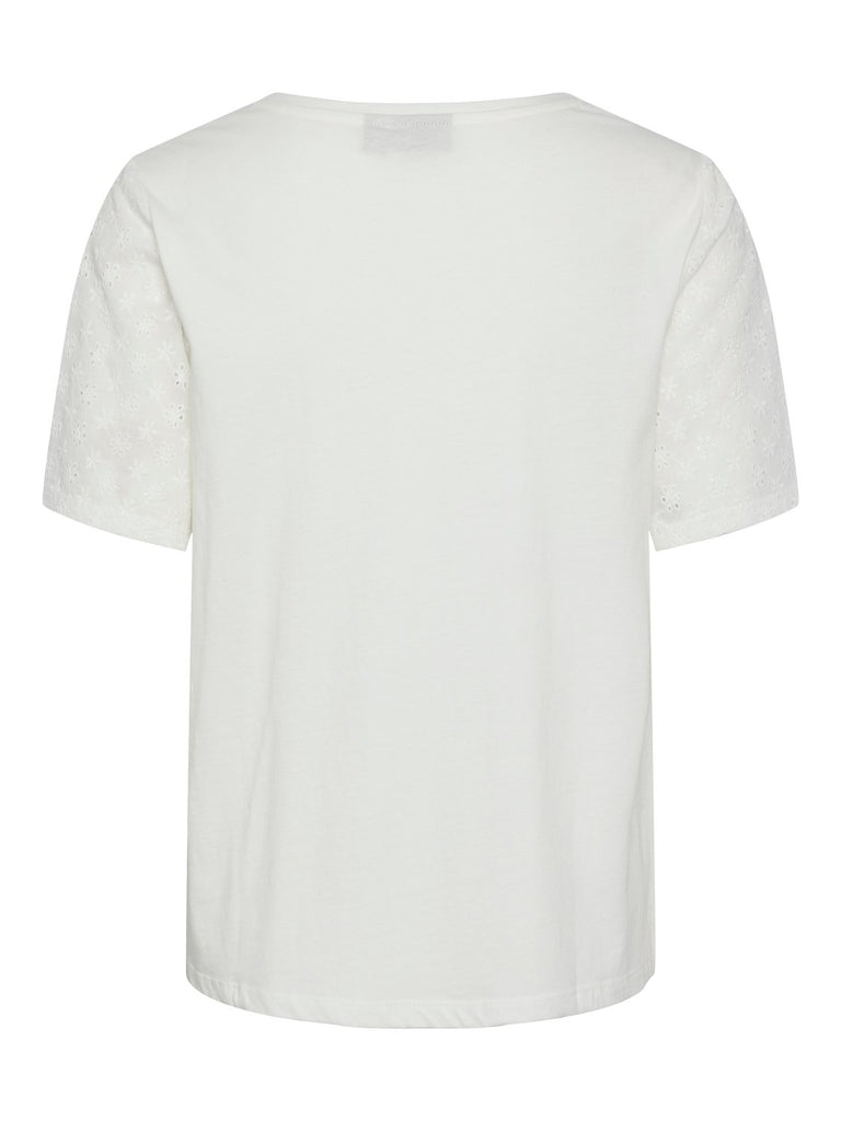 PCANDREA T-Shirt - Cloud Dancer - VERO MODA & VILA Bergvik