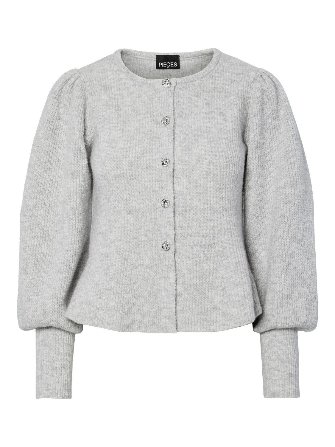 PCANNIE Knit Cardigan - Light Grey Melange - VERO MODA & VILA Bergvik