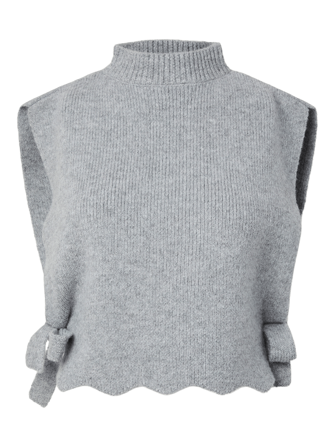 PCAUTUMN Poncho - Light Grey Melange - VERO MODA & VILA Bergvik