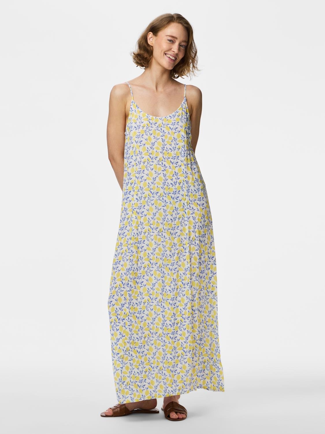 PCBARRI Long Dress - Cloud Dancer - VERO MODA & VILA Bergvik