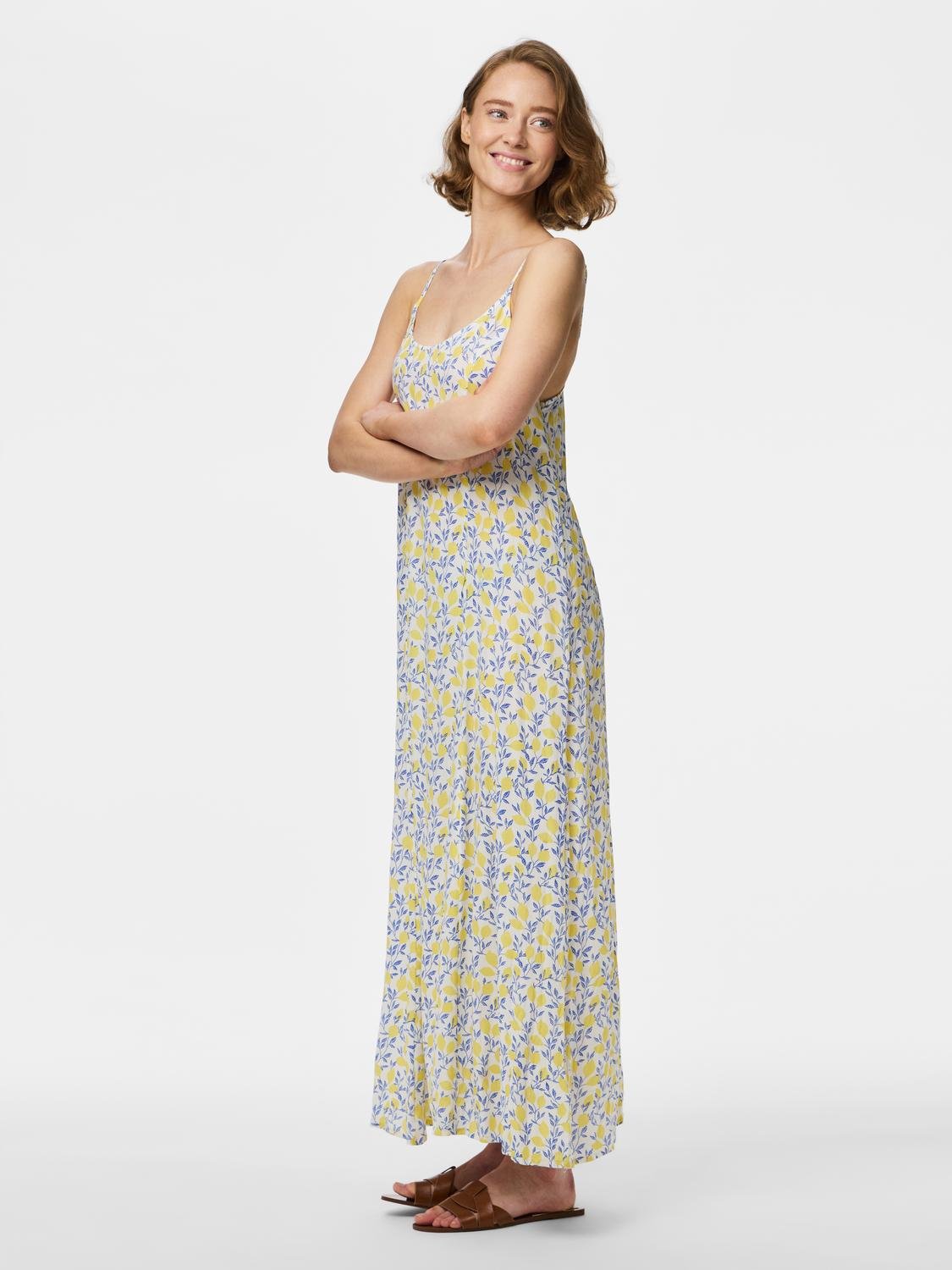 PCBARRI Long Dress - Cloud Dancer - VERO MODA & VILA Bergvik