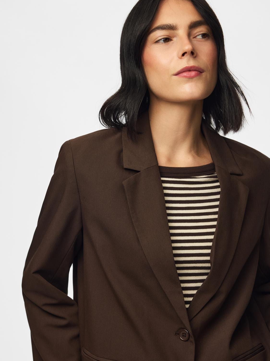 PCBOSELLA Blazer - Hot Fudge - VERO MODA & VILA Bergvik