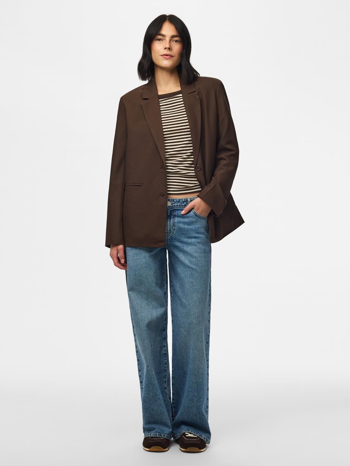 PCBOSELLA Blazer - Hot Fudge - VERO MODA & VILA Bergvik