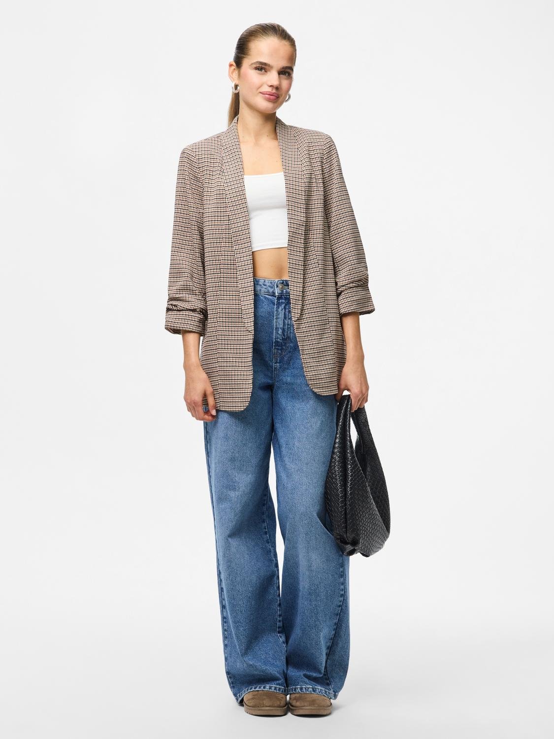 PCBOSELLA Blazer - Silver Mink - VERO MODA & VILA Bergvik