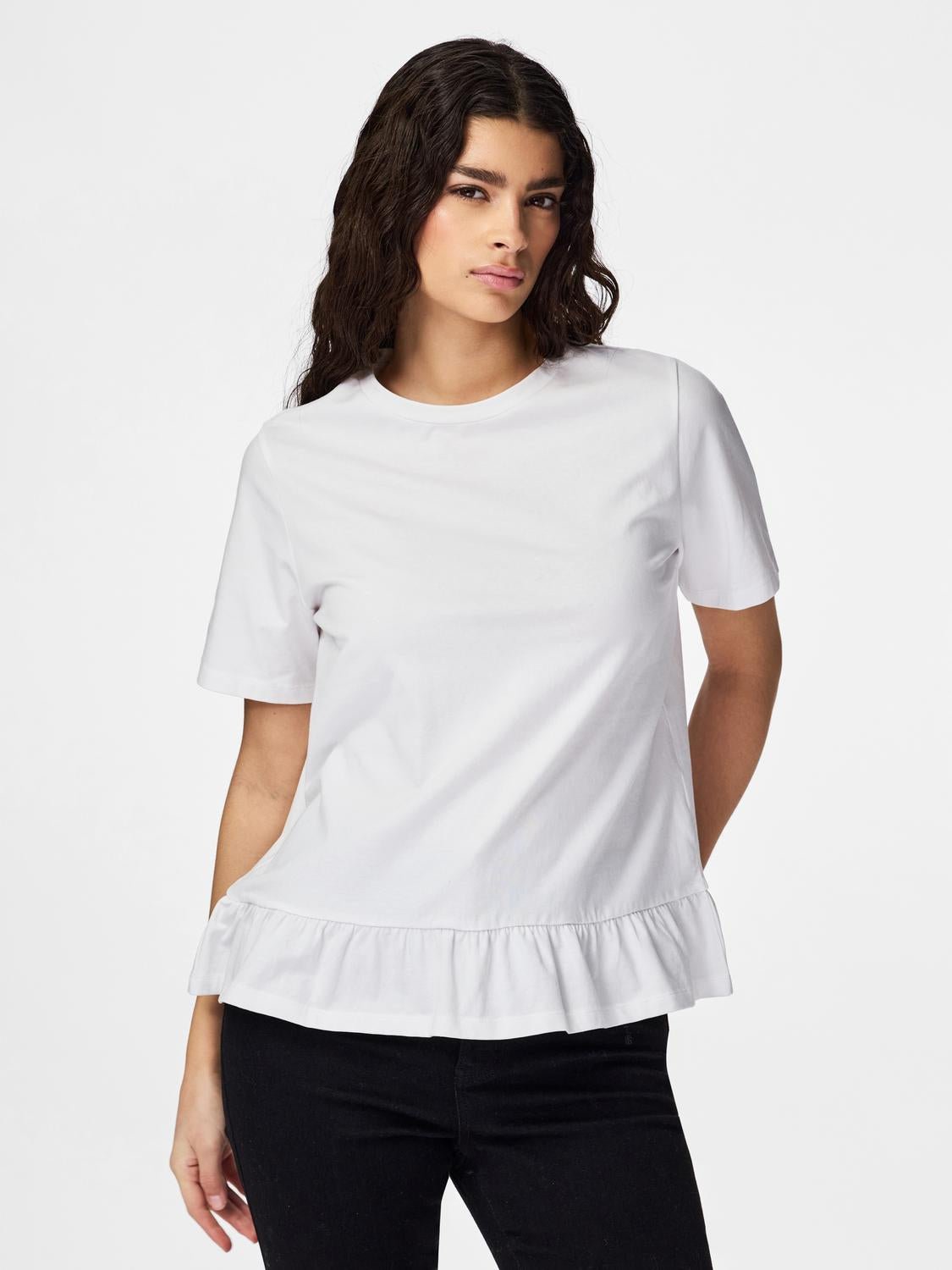 PCDISSO T-Shirt - Bright White - VERO MODA & VILA Bergvik