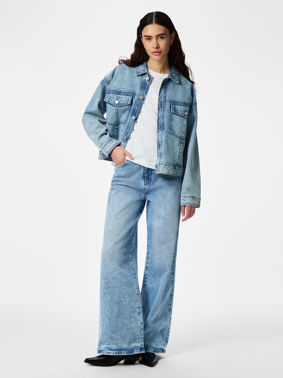PCELMA Denim Jacket - Light Blue Denim - VERO MODA & VILA Bergvik