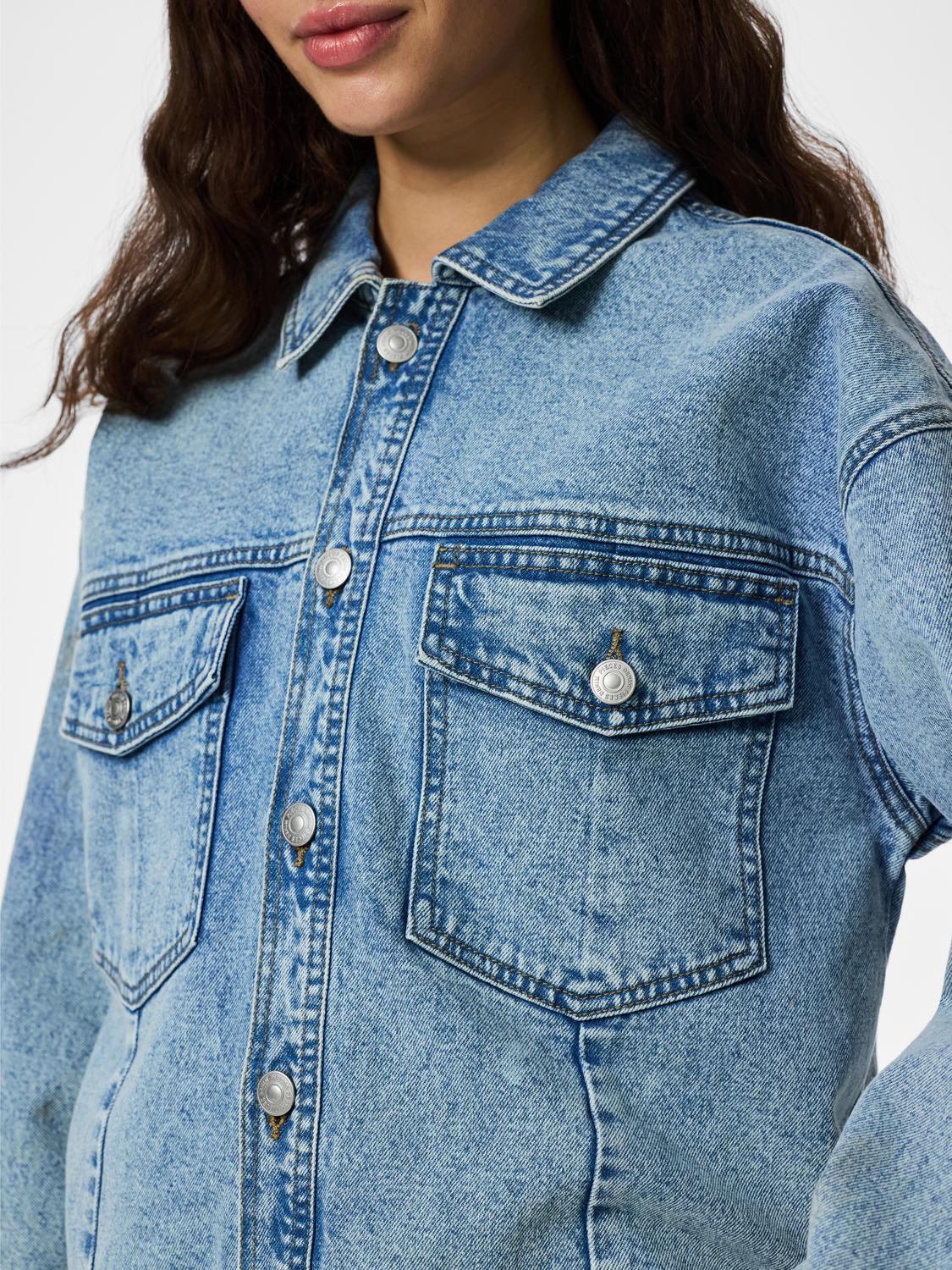 PCELMA Denim Jacket - Light Blue Denim - VERO MODA & VILA Bergvik