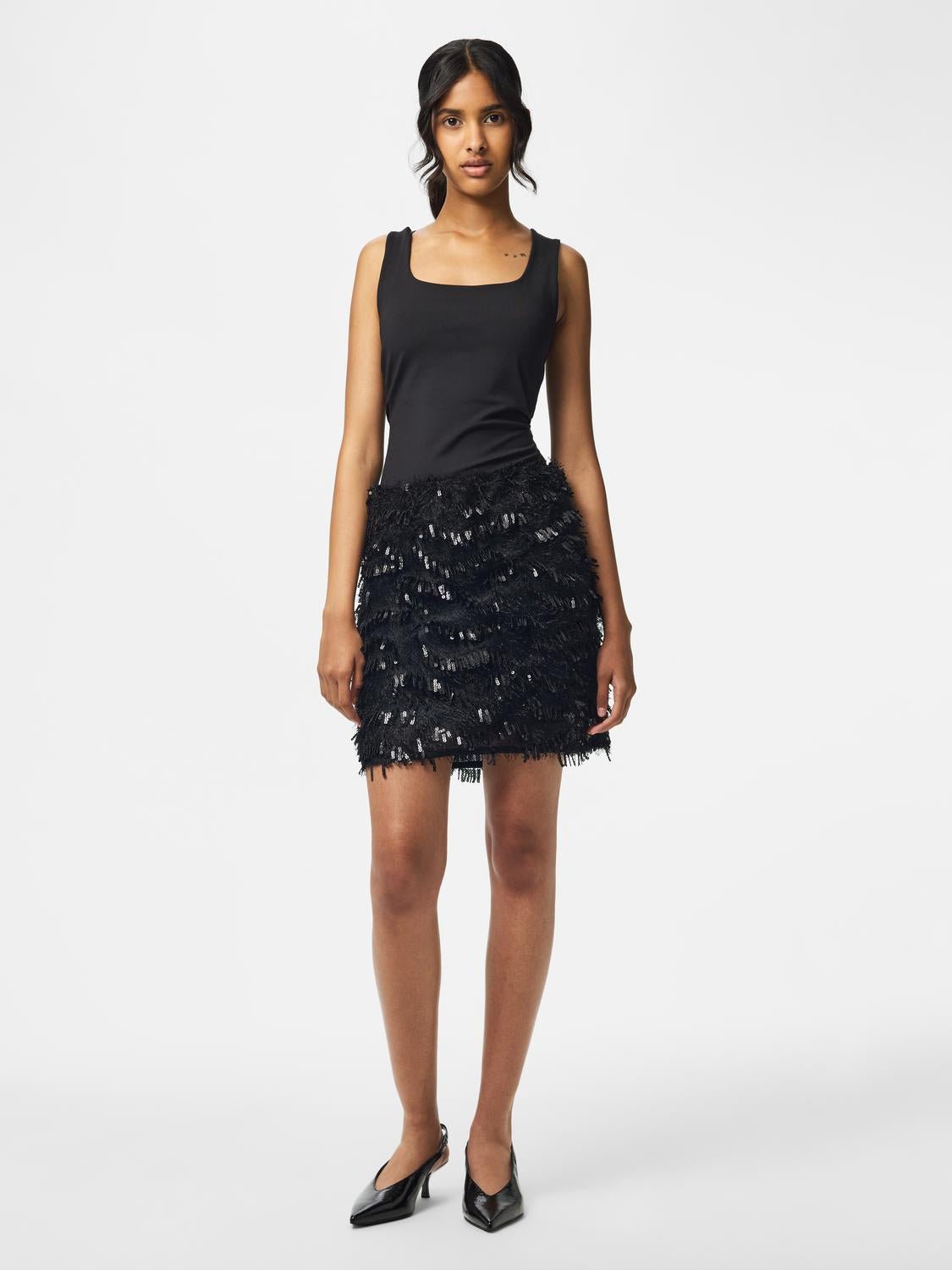 PCERUN Mini Skirt - Black - VERO MODA & VILA Bergvik