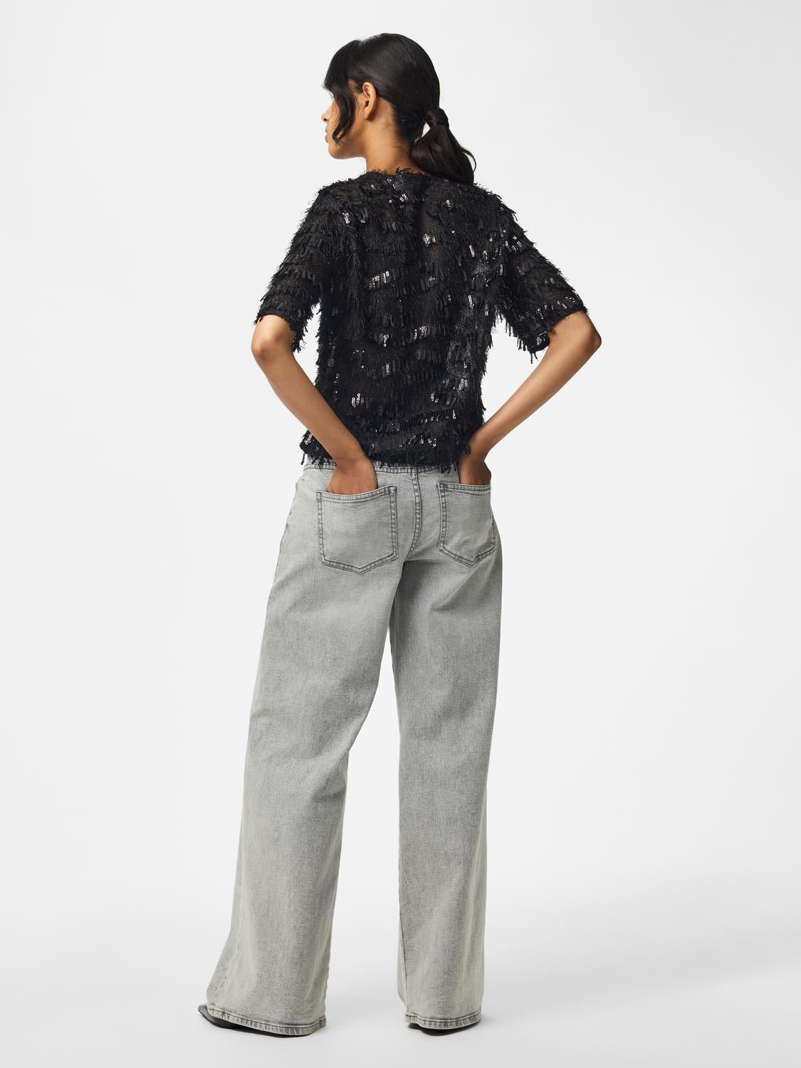 PCERUN T-shirt - Black - VERO MODA & VILA Bergvik