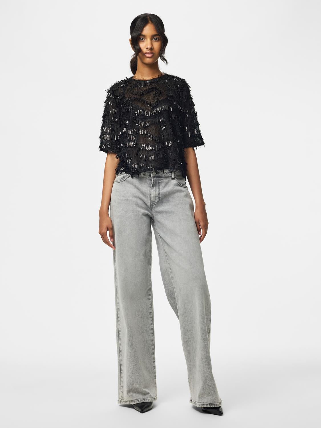 PCERUN T-shirt - Black - VERO MODA & VILA Bergvik
