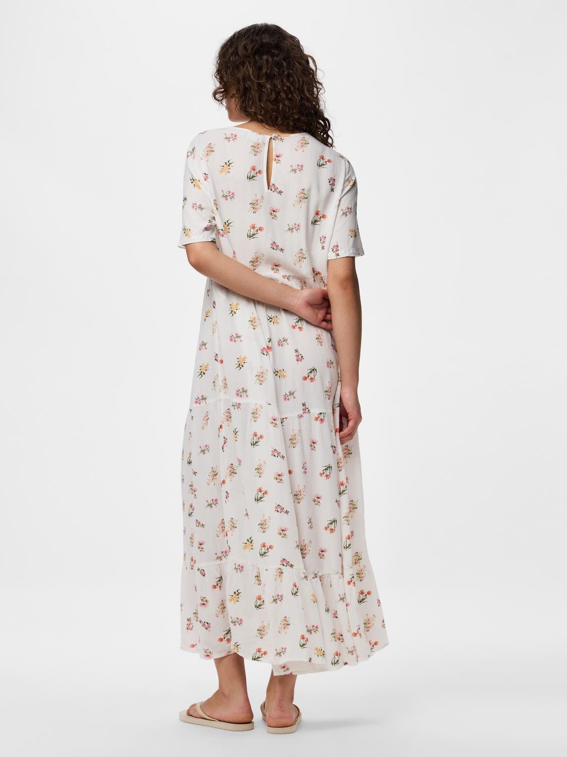 PCEVIE Long Dress - Bright White - VERO MODA & VILA Bergvik