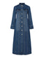 PCFEMMA Long Dress - Medium Blue Denim - VERO MODA & VILA Bergvik