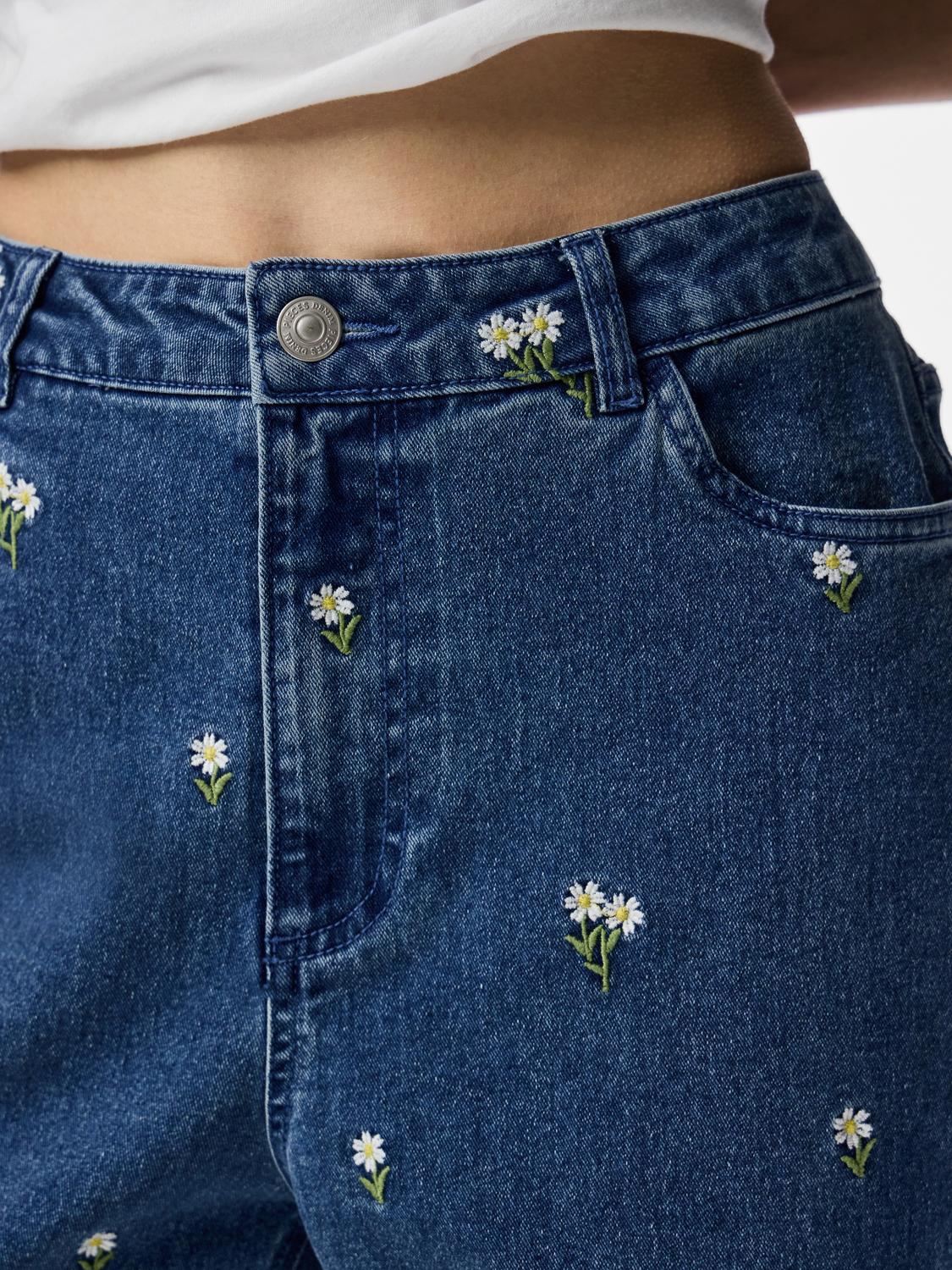 PCFLORA Jeans - Medium Blue Denim - VERO MODA & VILA Bergvik