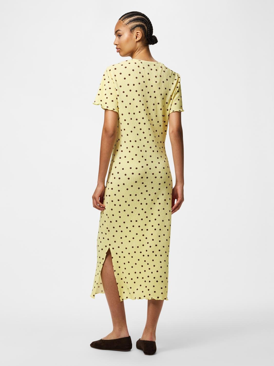 PCFLORA Midi Dress - French Vanilla - VERO MODA & VILA Bergvik