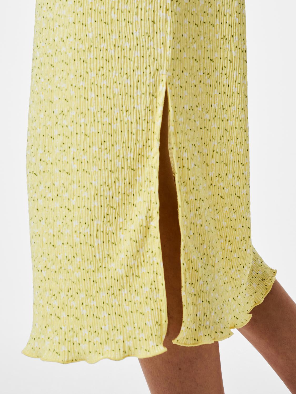 PCFLORA Midi Dress - French Vanilla - VERO MODA & VILA Bergvik