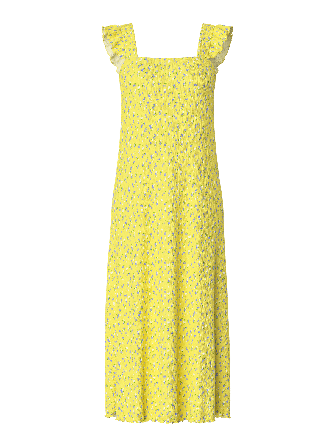 PCFLORA Midi Dress - Pale Banana - VERO MODA & VILA Bergvik