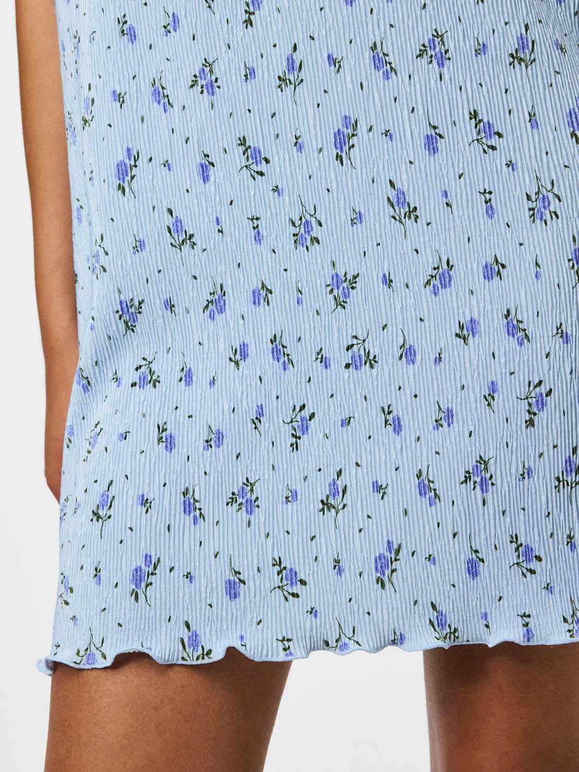 PCFLORA Short Dress - Cashmere Blue - VERO MODA & VILA Bergvik