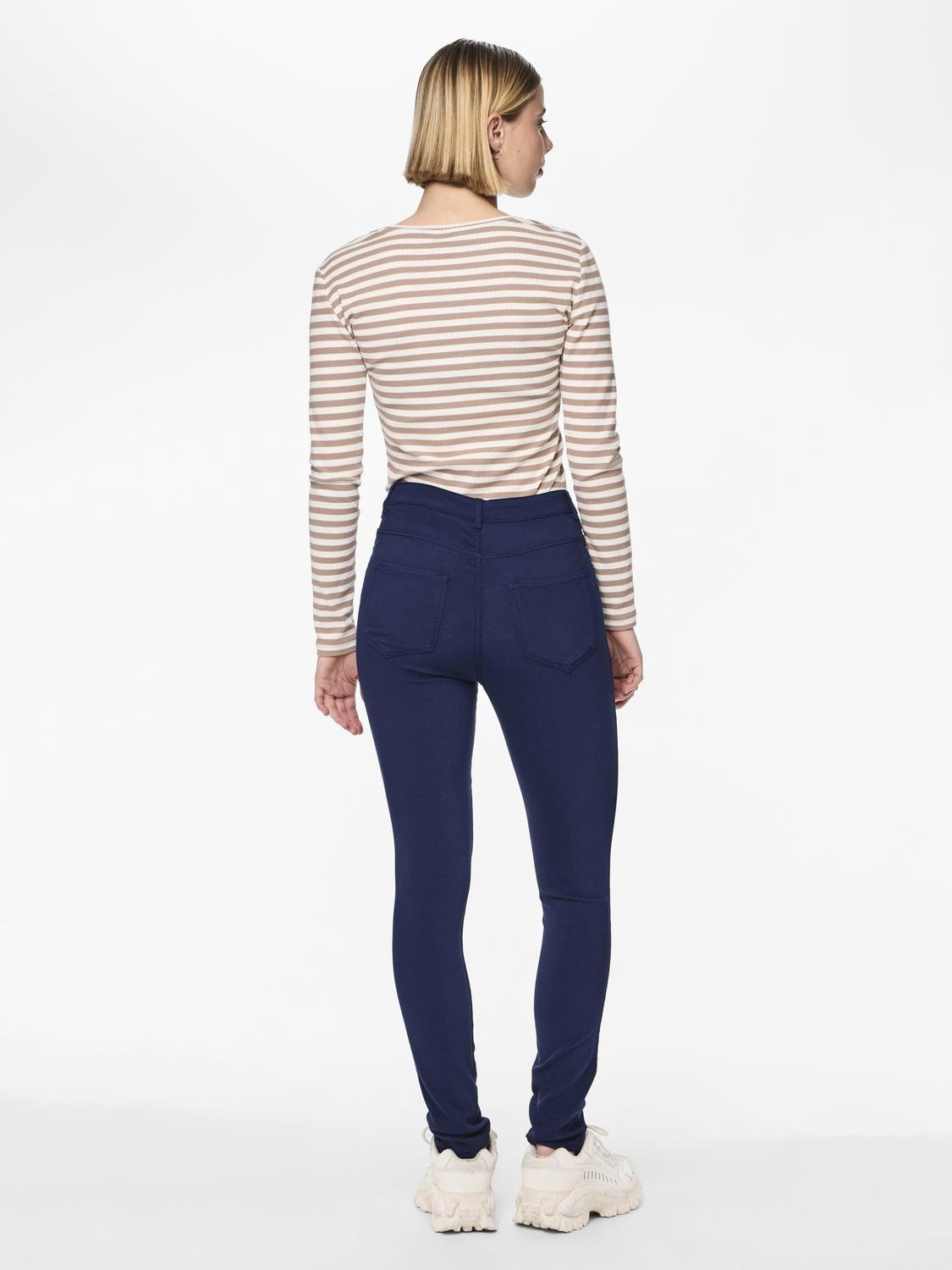 PCHIGHSKIN Leggings - Maritime Blue - VERO MODA & VILA Bergvik