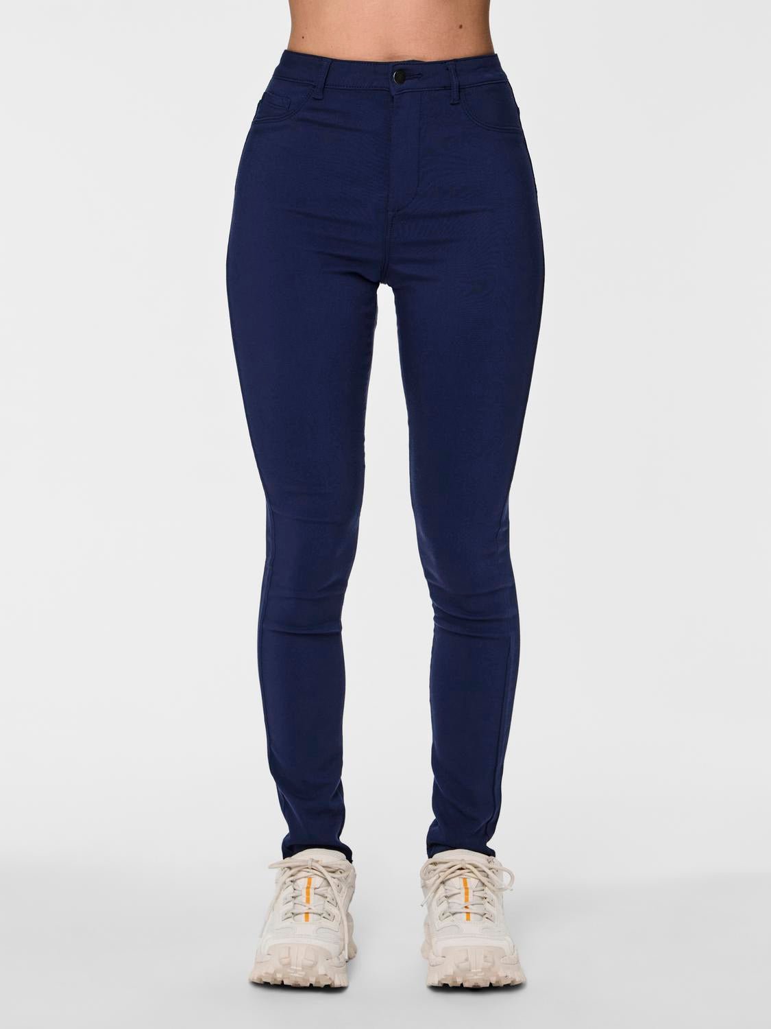 PCHIGHSKIN Leggings - Maritime Blue - VERO MODA & VILA Bergvik