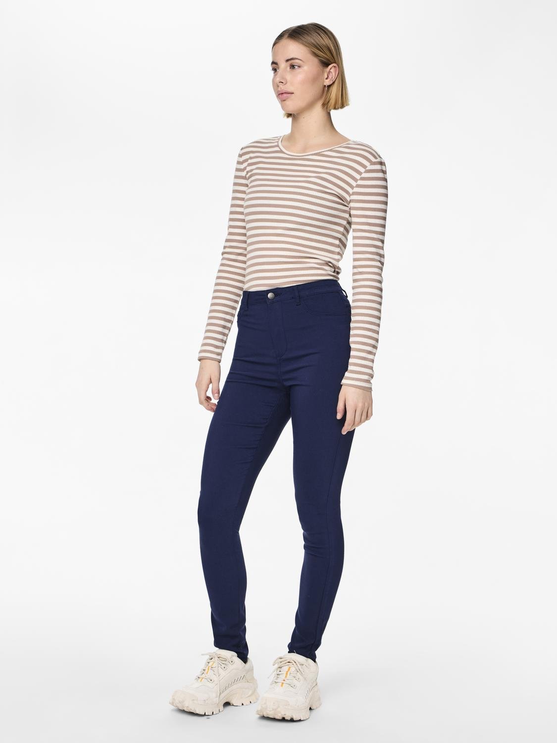 PCHIGHSKIN Leggings - Maritime Blue - VERO MODA & VILA Bergvik