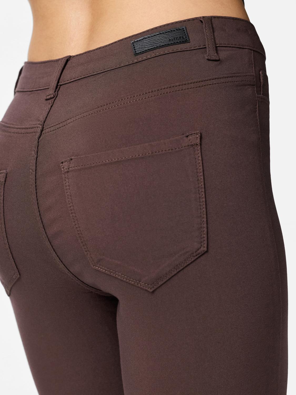 PCHIGHSKIN Trousers - Hot Fudge - VERO MODA & VILA Bergvik