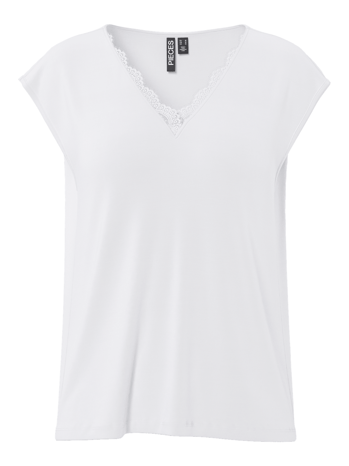 PCKAMALA T-Shirt - Bright White - VERO MODA & VILA Bergvik