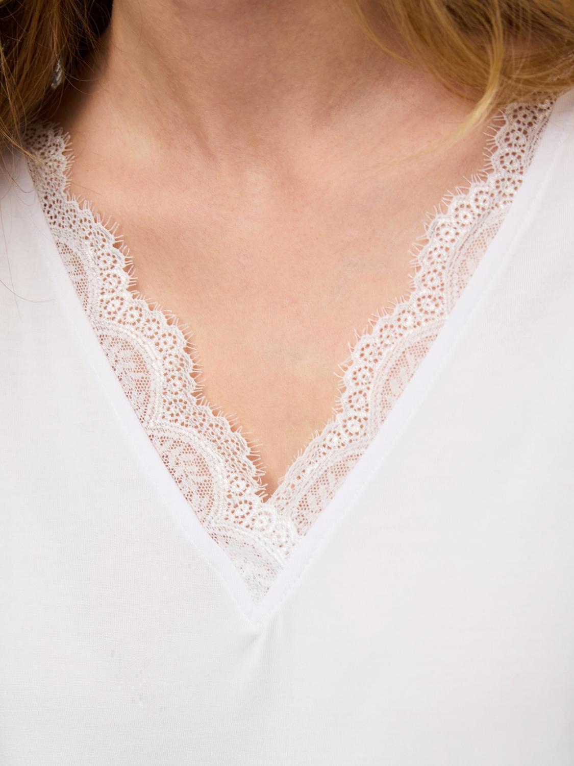 PCKAMALA T-Shirt - Bright White - VERO MODA & VILA Bergvik