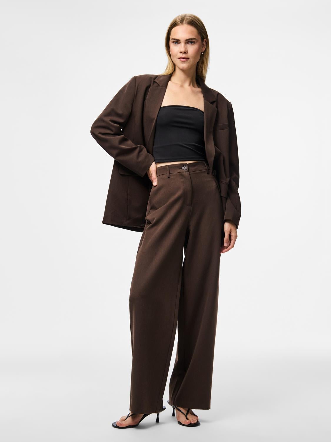 PCKAMIL Blazer - Hot Fudge - VERO MODA & VILA Bergvik