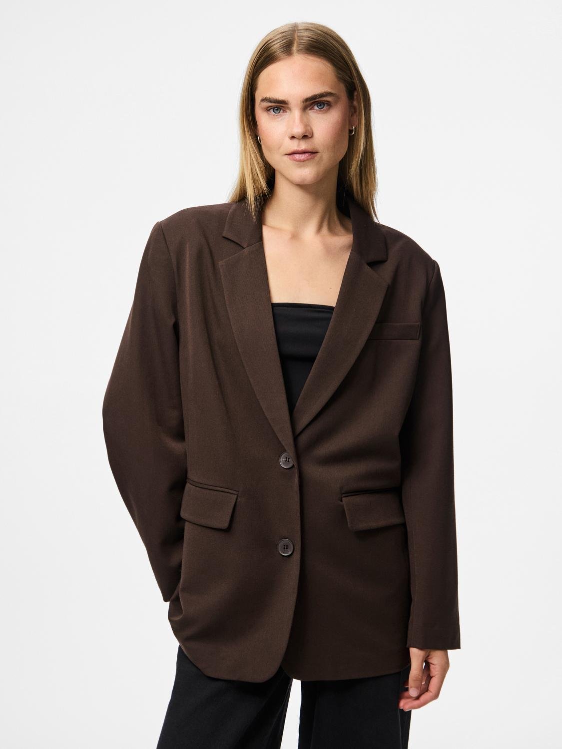 PCKAMIL Blazer - Hot Fudge - VERO MODA & VILA Bergvik