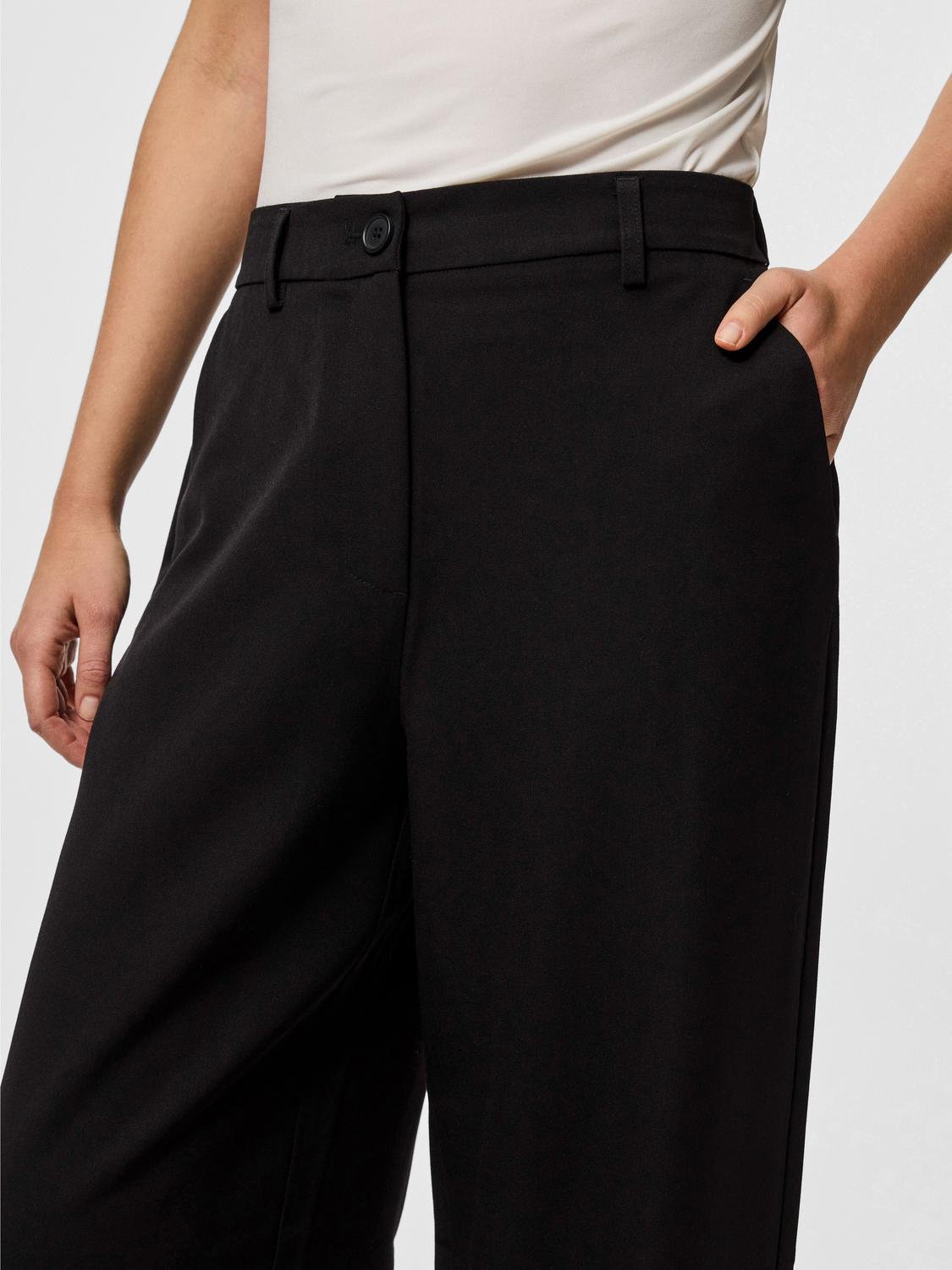 PCKAMIL Trousers - Black - VERO MODA & VILA Bergvik