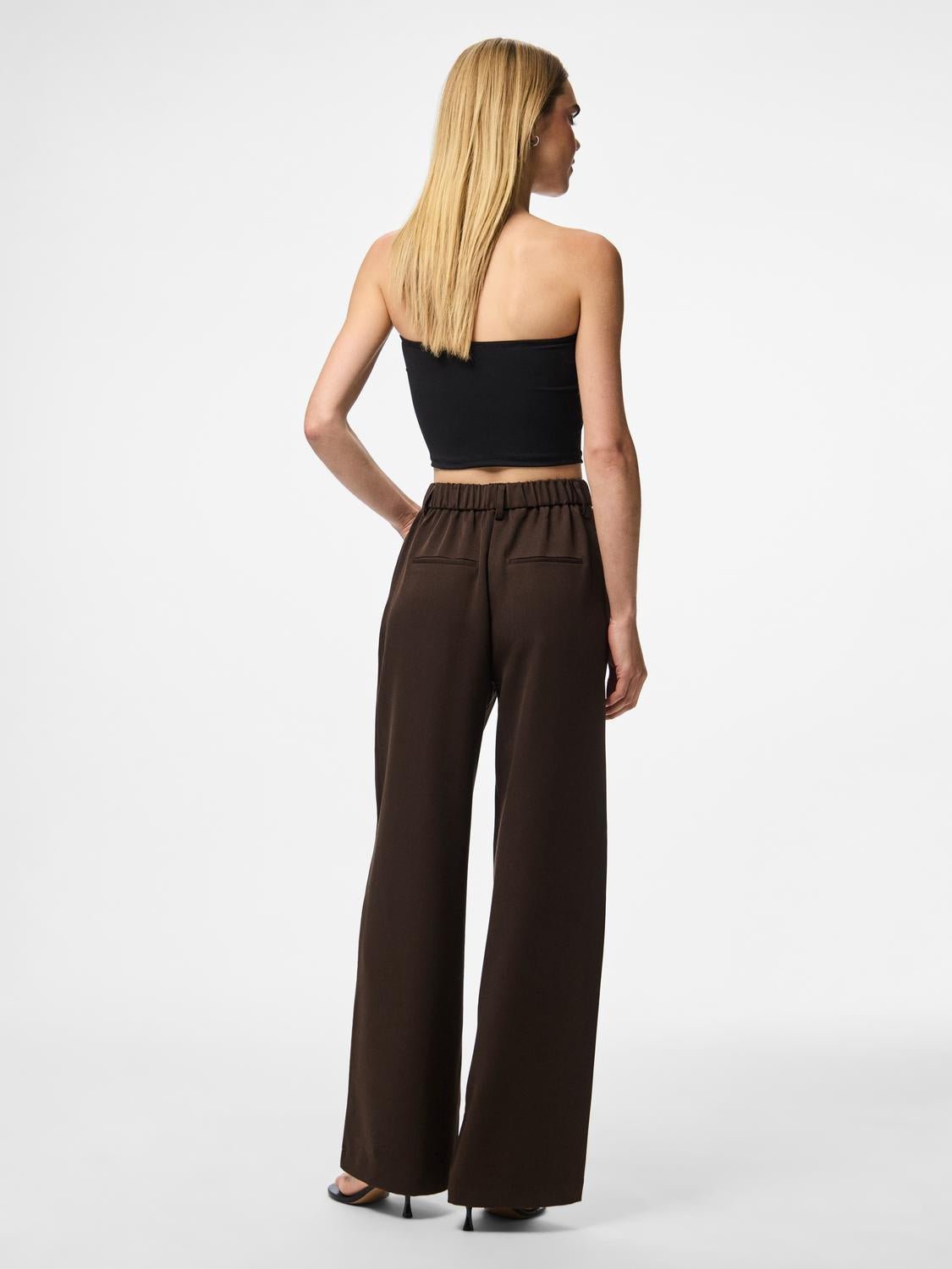 PCKAMIL Trousers - Hot Fudge - VERO MODA & VILA Bergvik