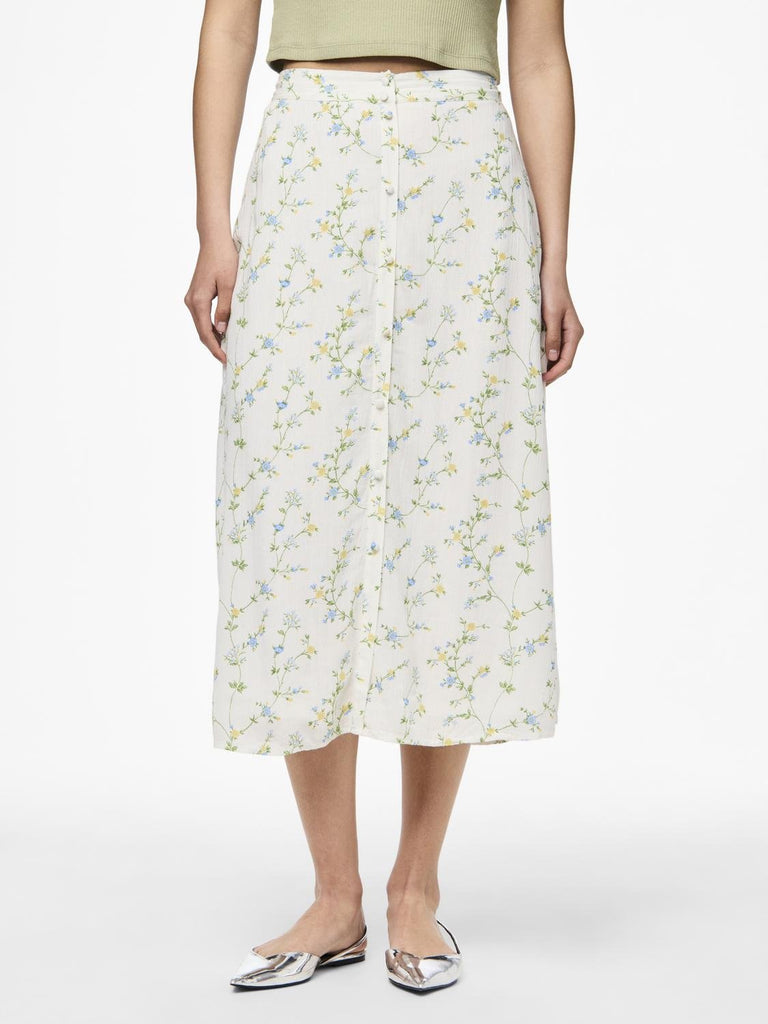 PCKARY Skirt - Cloud Dancer - VERO MODA & VILA Bergvik