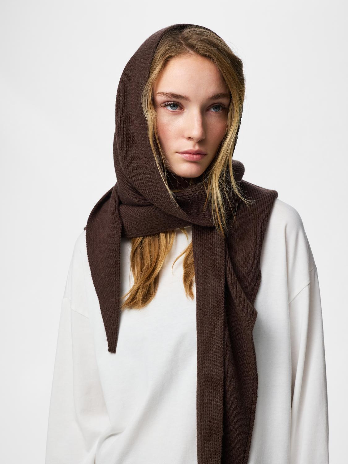 PCKOMMA Scarf - Hot Fudge - VERO MODA & VILA Bergvik