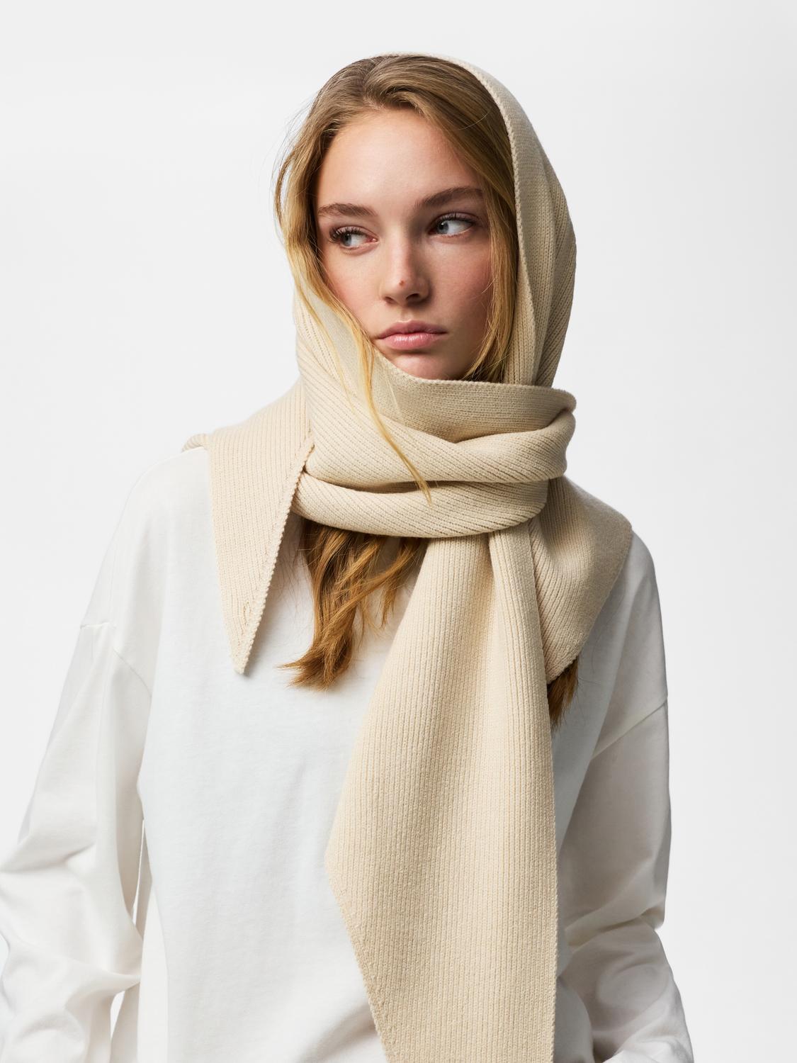 PCKOMMA Scarf - Whitecap Gray - VERO MODA & VILA Bergvik
